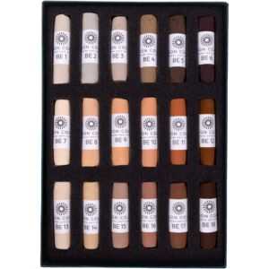 Open box of Brown Earth 1-18 Soft Pastel Set.