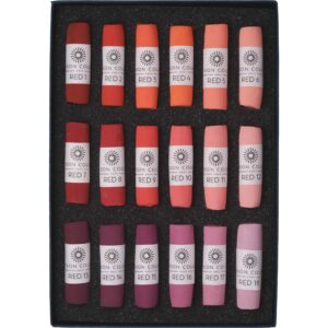 Open box of Red 1-18 Soft Pastel Set.